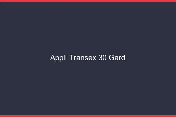 Appli Transex 30 Gard