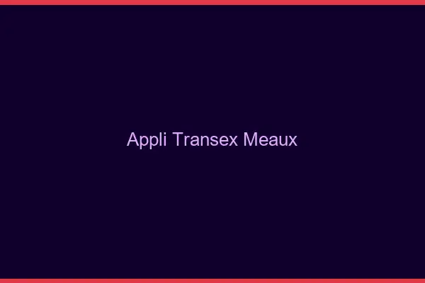 Appli Transex Meaux