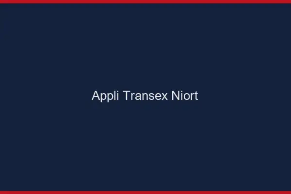 Appli Transex Niort