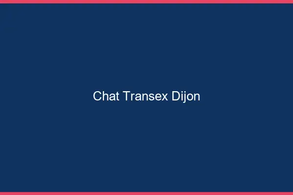Chat Transex Dijon
