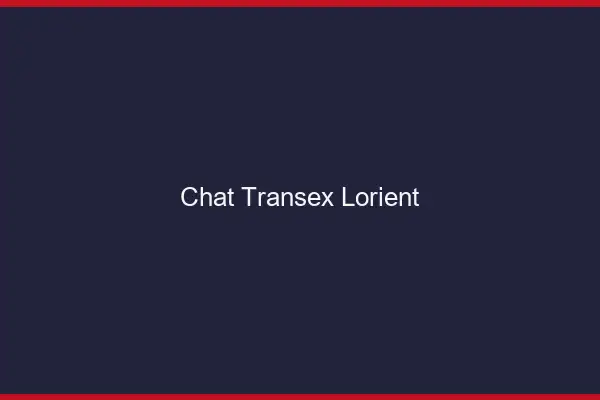 Chat Transex Lorient