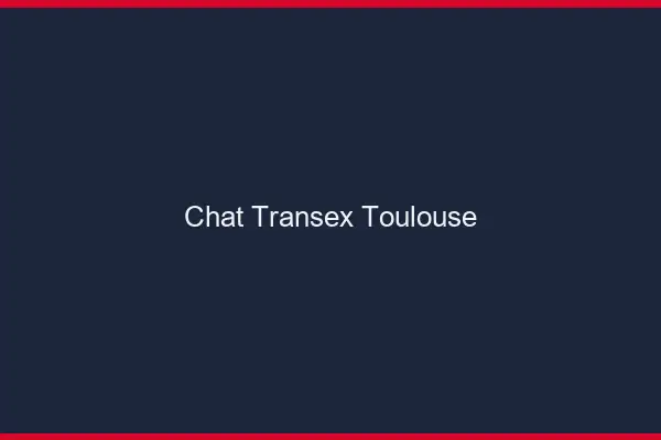 Chat Transex Toulouse
