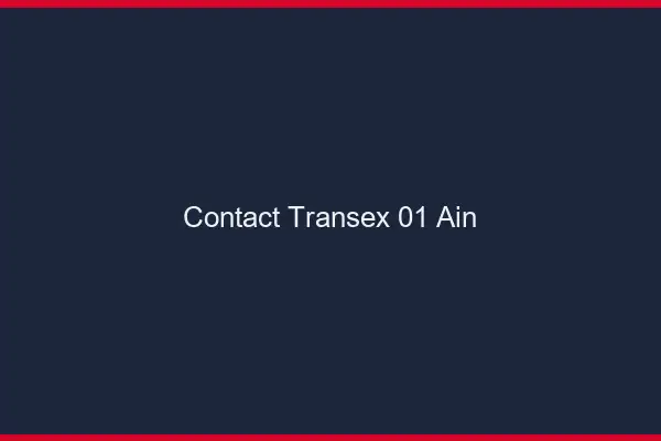 Contact Transex 01 Ain
