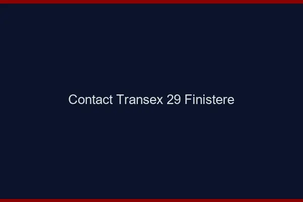 Contact Transex 29 Finistere