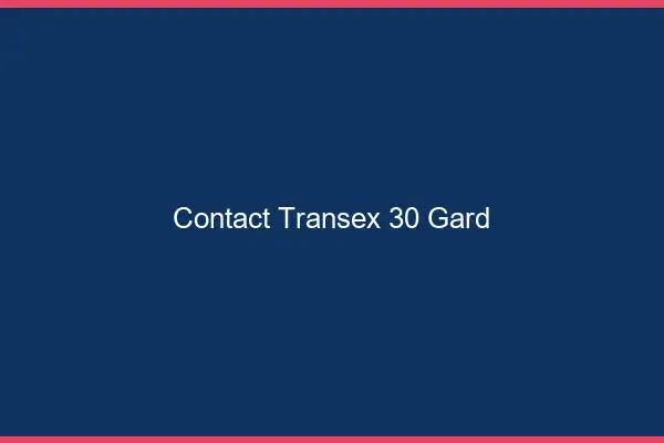 Contact Transex 30 Gard