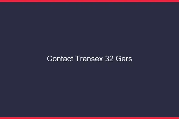 Contact Transex 32 Gers