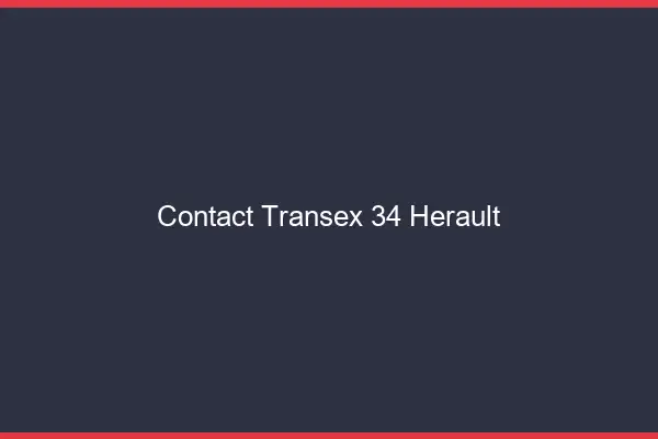 Contact Transex 34 Herault