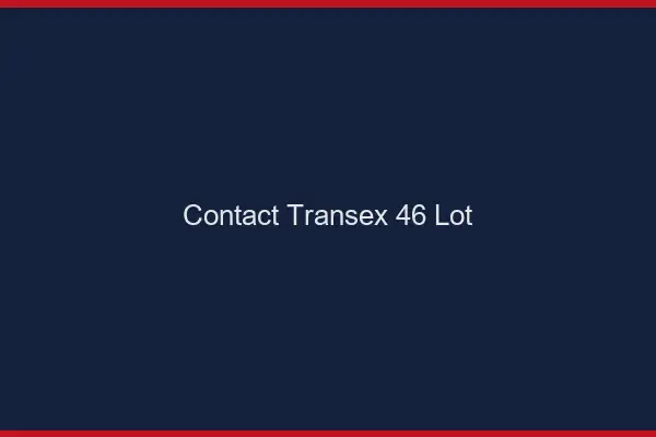 Contact Transex 46 Lot