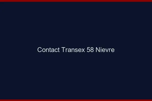 Contact Transex 58 Nievre