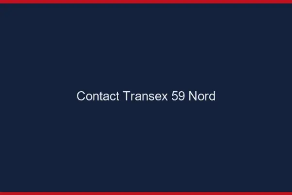 Contact Transex 59 Nord
