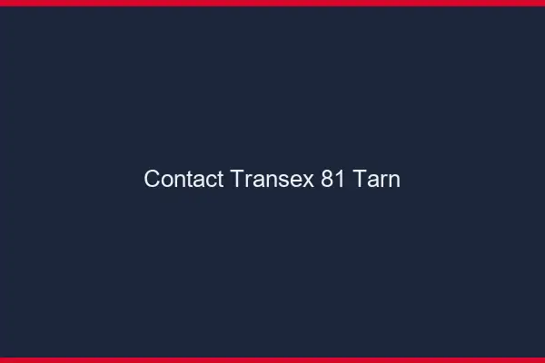 Contact Transex 81 Tarn