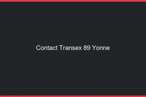Contact Transex 89 Yonne