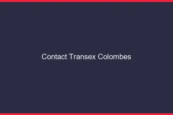 Contact Transex Colombes