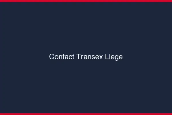 Contact Transex Liège