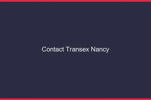 Contact Transex Nancy