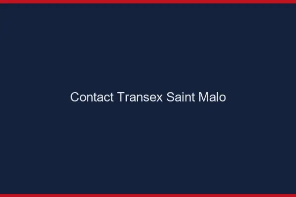 Contact Transex Saint-Malo