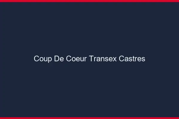 Coup de Coeur Transex Castres
