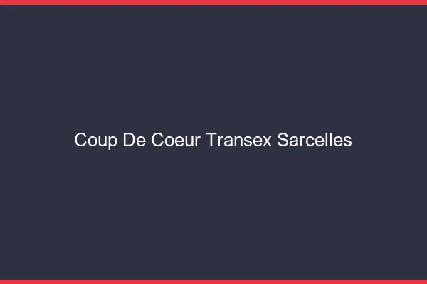 Coup de Coeur Transex Sarcelles