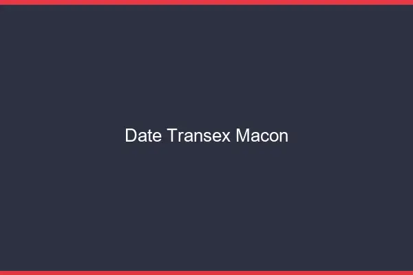 Date Transex Mâcon