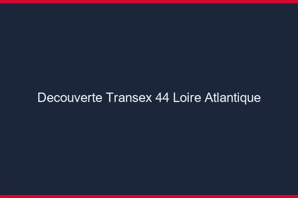 Découverte Transex 44 Loire Atlantique