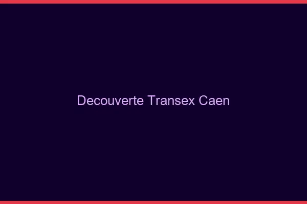 Découverte Transex Caen