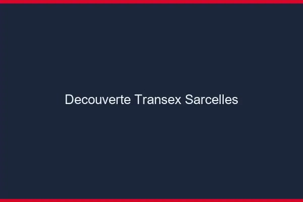 Découverte Transex Sarcelles