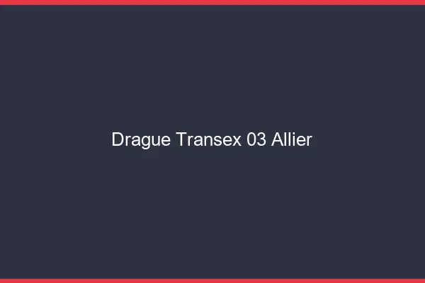 Drague Transex 03 Allier