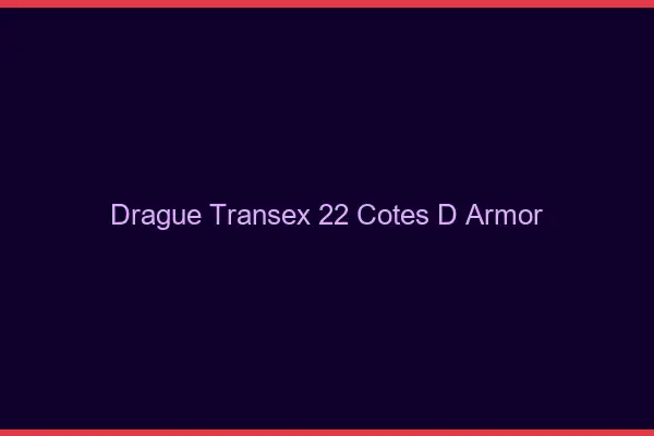 Drague Transex 22 Cotes D Armor