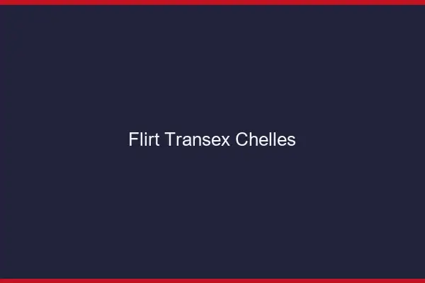 Flirt Transex Chelles