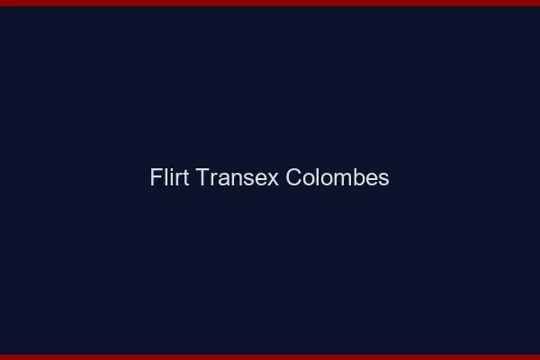 Flirt Transex Colombes