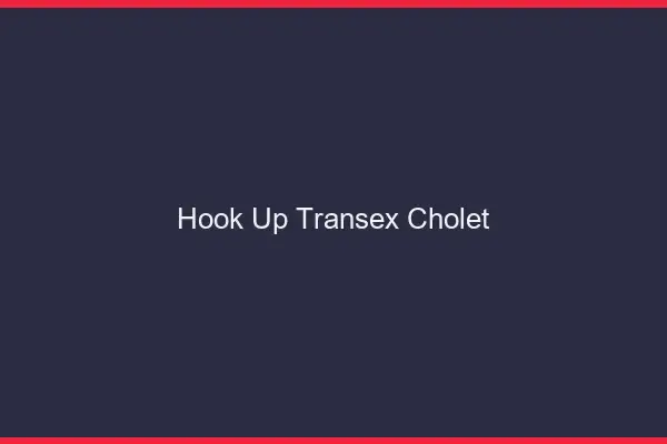 Hook Up Transex Cholet