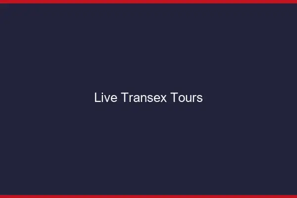 Live Transex Tours