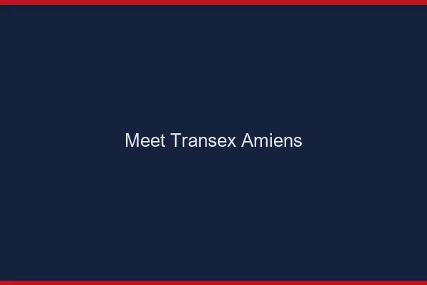 Meet Transex Amiens