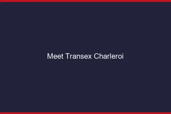 Meet Transex Charleroi