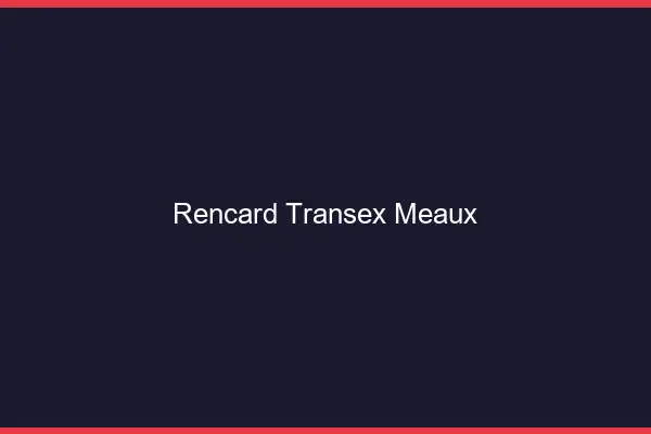 Rencard Transex Meaux