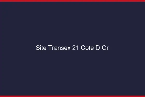 Site Transex 21 Cote D Or