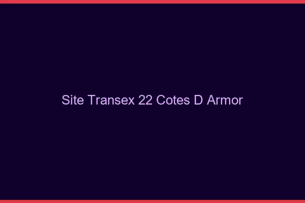 Site Transex 22 Cotes D Armor