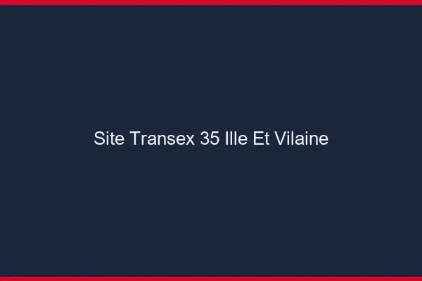 Site Transex 35 Ille Et Vilaine