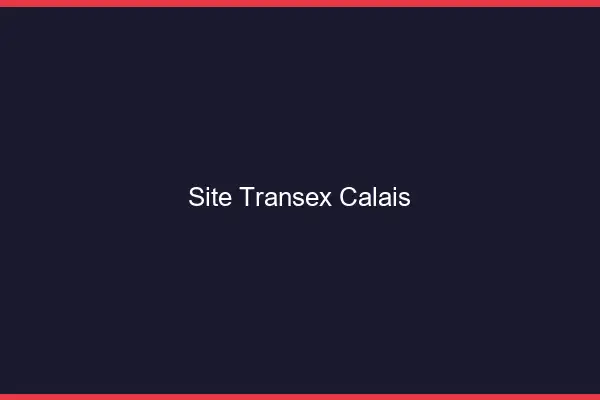 Site Transex Calais