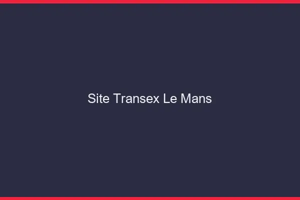 Site Transex Le Mans