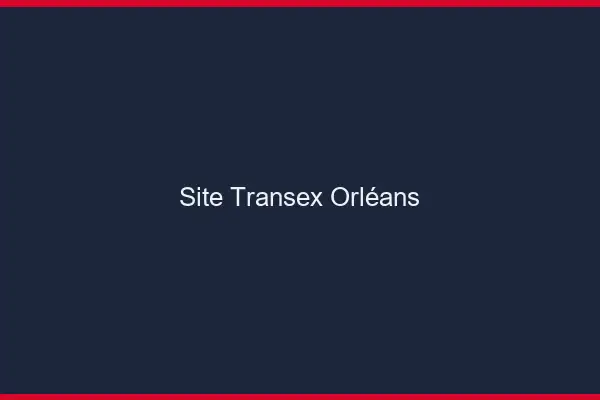 Site Transex Orléans