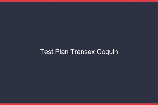 Test plan transex coquin