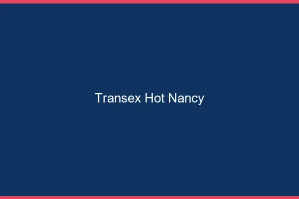 Transex Hot Nancy