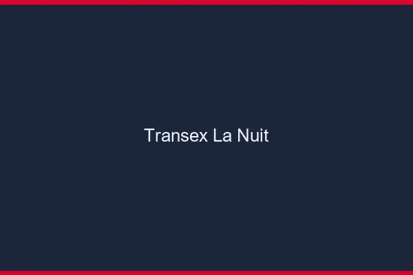 Transex la nuit