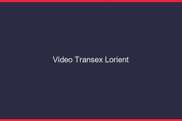 Vidéo Transex Lorient