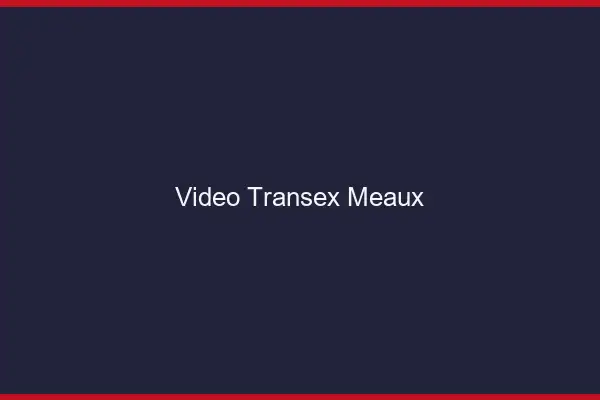 Vidéo Transex Meaux